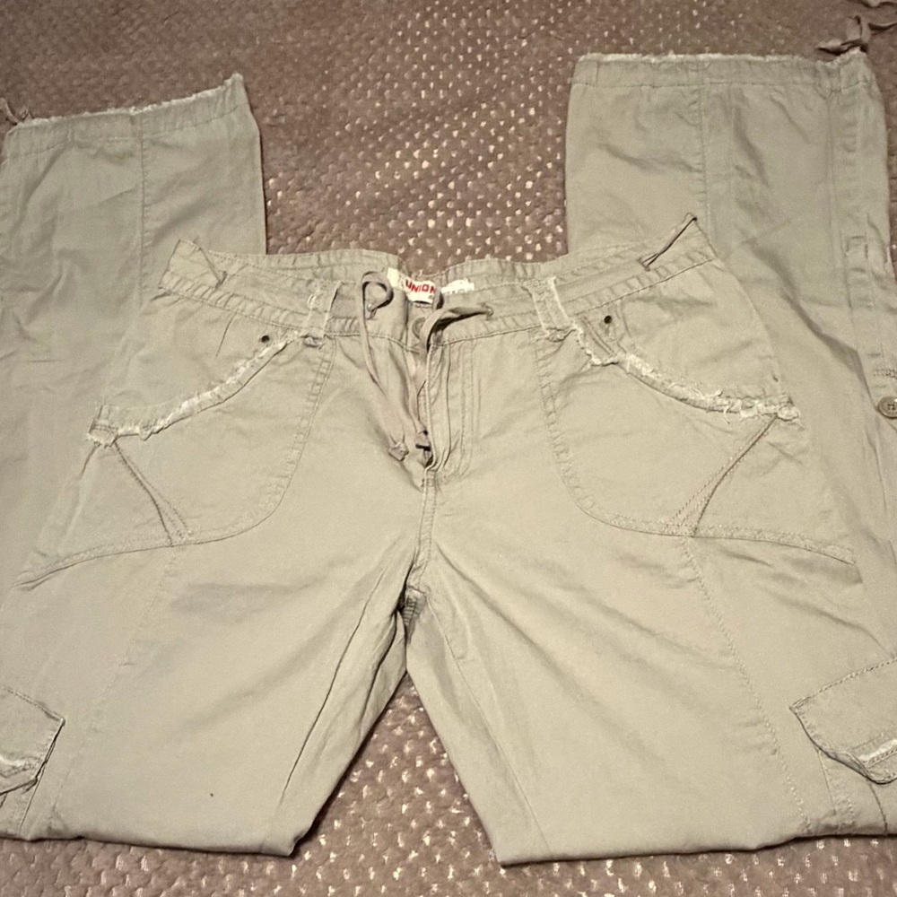 Unionbay Light Beige Drawstring Cargo Pants